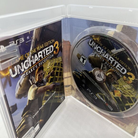 Uncharted 3: Drake's Deception Sony PlayStation 3 PS3 Complete - TESTED - Picture 5 of 8